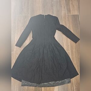 VINTAGE MORGAN MILLER BLACK DRESS SZ 6